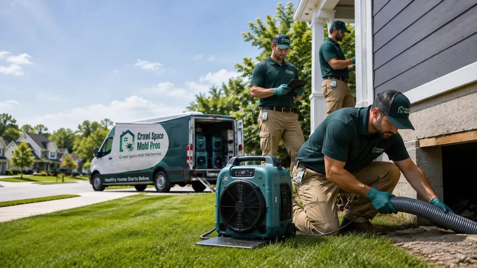 Crawl Space Mold Removal in Desmet, ID